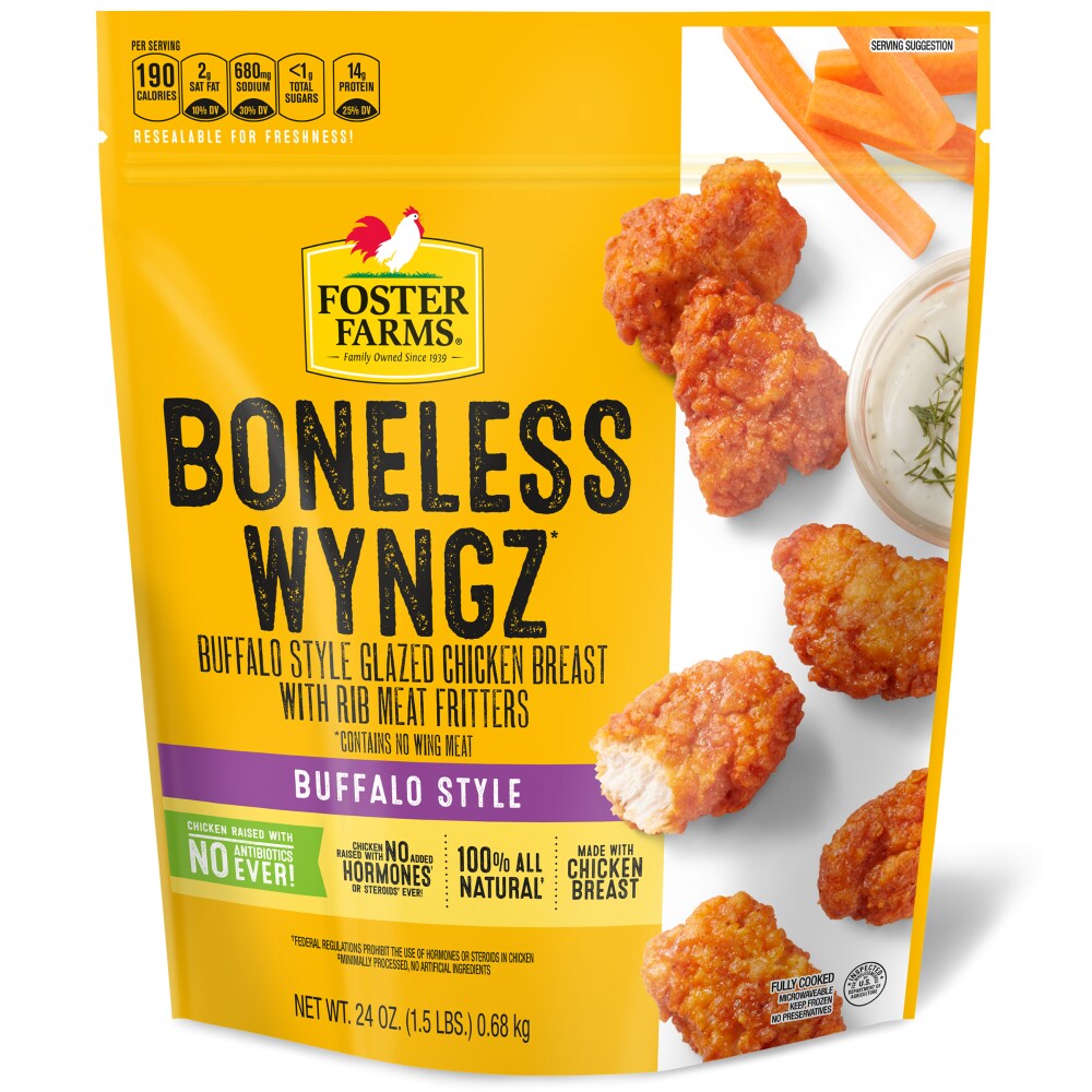 Spicy Buffalo-Style Glazed Chicken Breast with Rib Meat Fritters, Buffalo Style Chicken