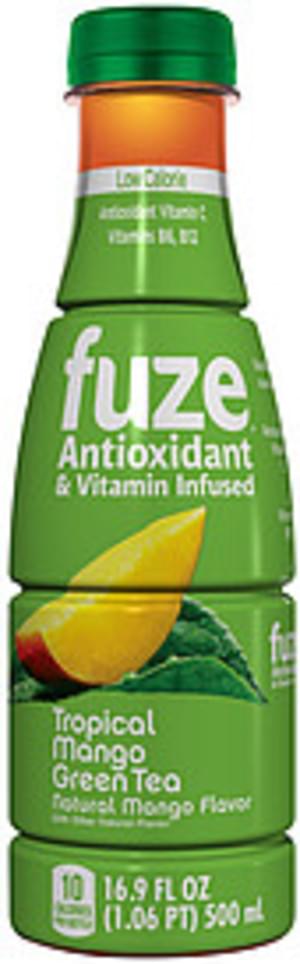 Fuze Mango Green Tea Bottle, 16.9 Fl Oz
