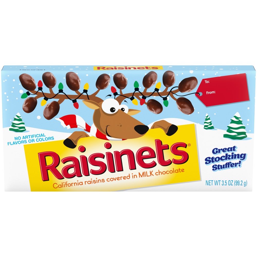 California Raisins Covered in Milk Chocolate, Milk Chocolate