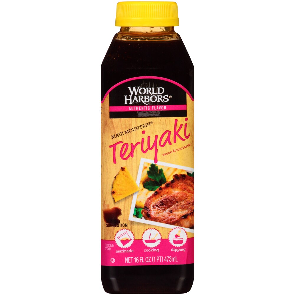 Photo of World Harbors Harbor Maui Mountain Teriyaki Marinade And Sauce 16 Fl Oz