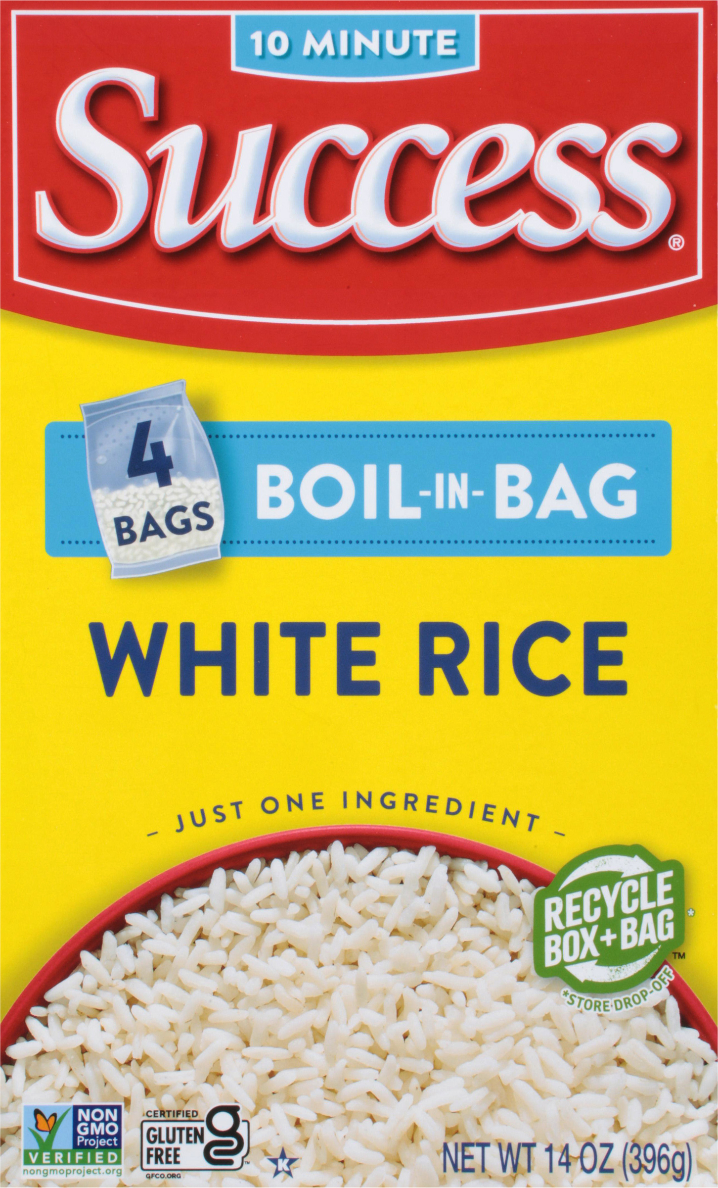 Photo of Success Boil In Bag Precooked White Rice 14 Oz