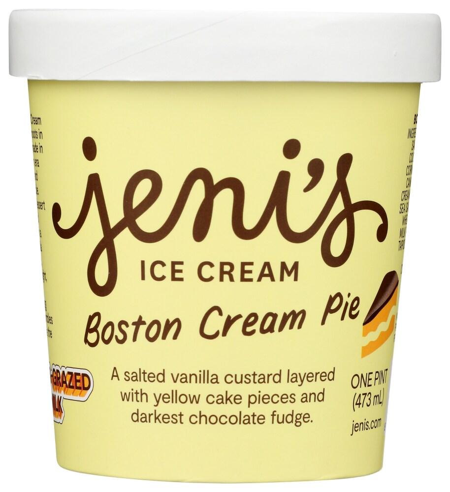 Jeni's Ice Cream, Boston Cream Pie 1 Pt
