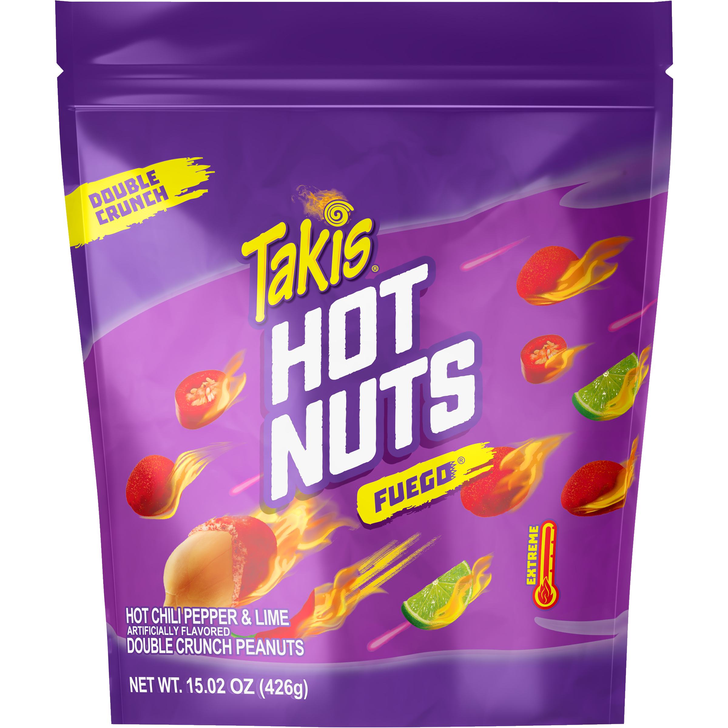 Takis Extreme Fuego Double Crunch Peanuts 15.02 Oz — UPC 757528046026 ...