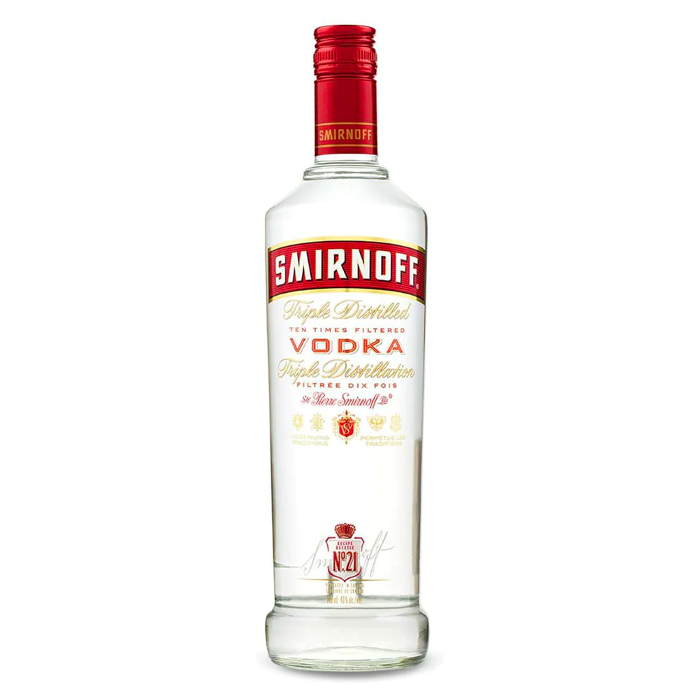 Photo of Smirnoff Vodka, Triple Distilled, Premium 1 L