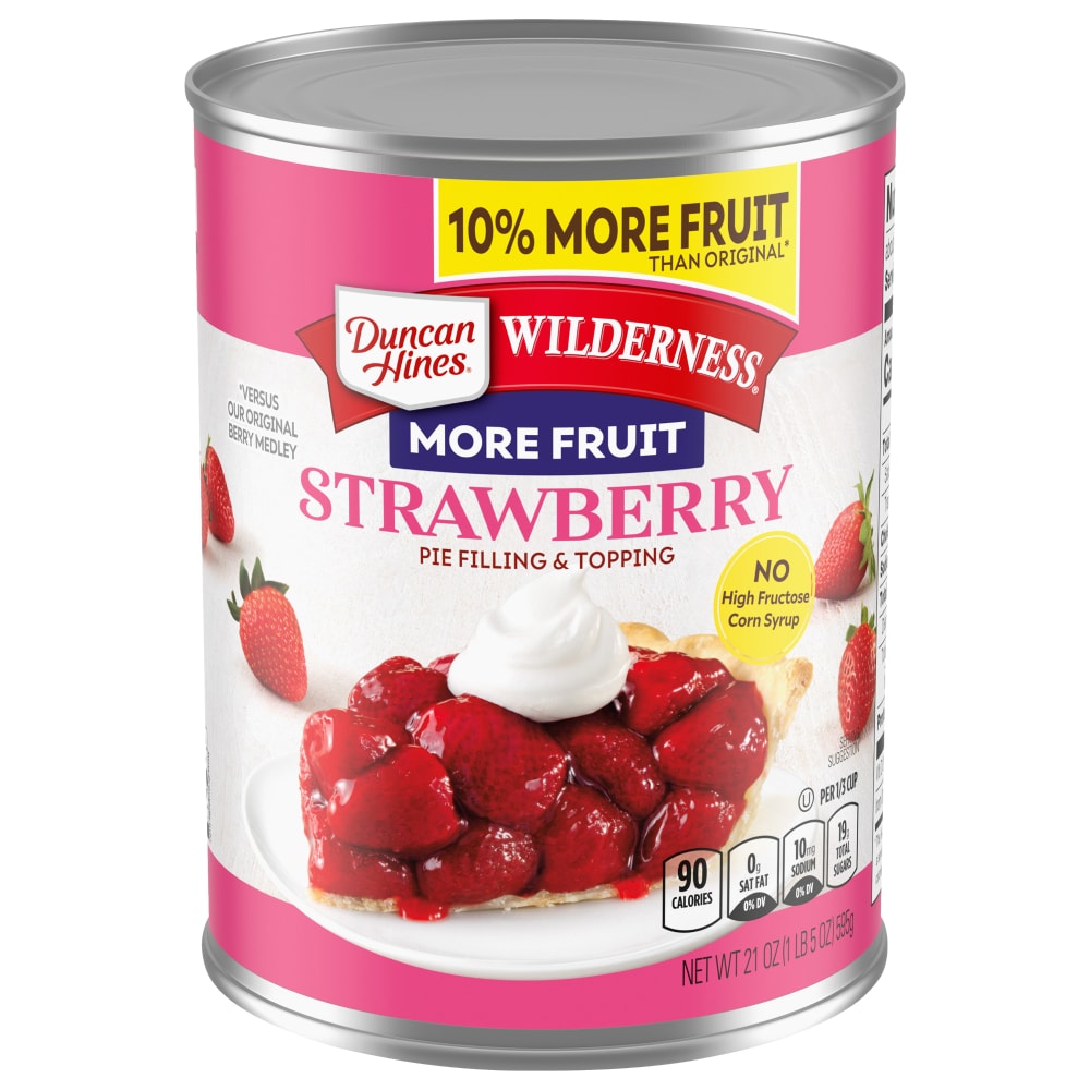 Photo of Duncan Hines Wilderness Premium Strawberry Pie Filling & Topping