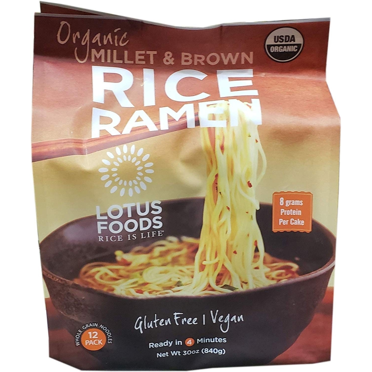 Photo of Lotus Foods Organic Millet & Brown Rice Ramen