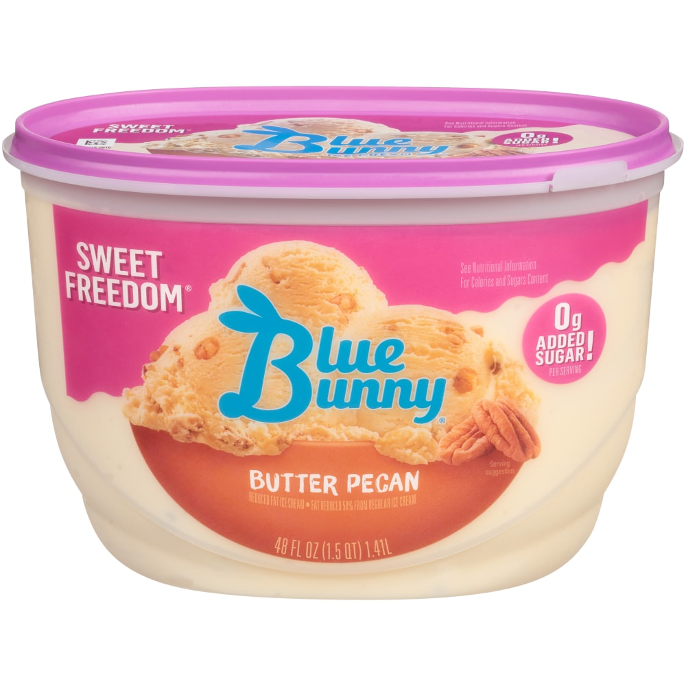 Butter Pecan Reduced Fat Ice Cream, Butter Pecan
