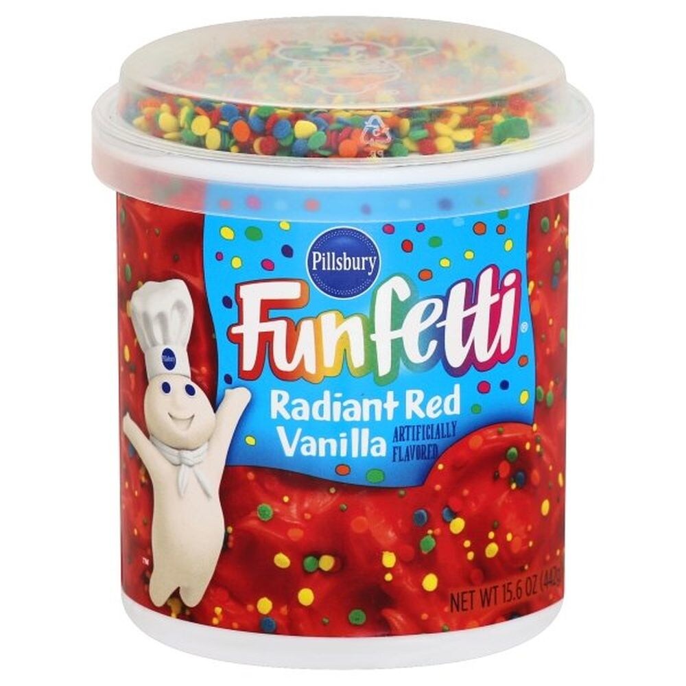 Radiant Red Vanilla Flavored Frosting, Radiant Red Vanilla