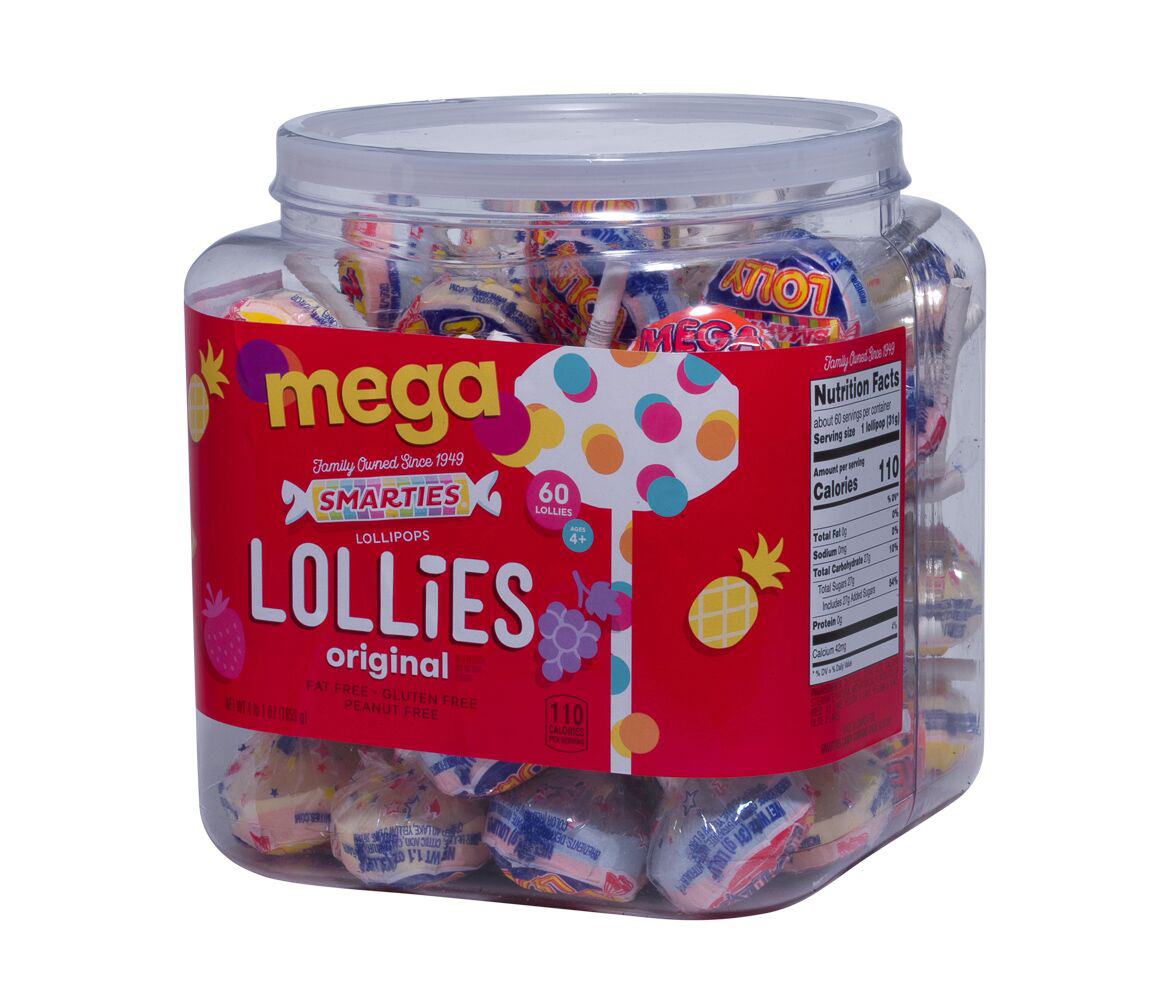 Smarties Mega Lollies 60ct