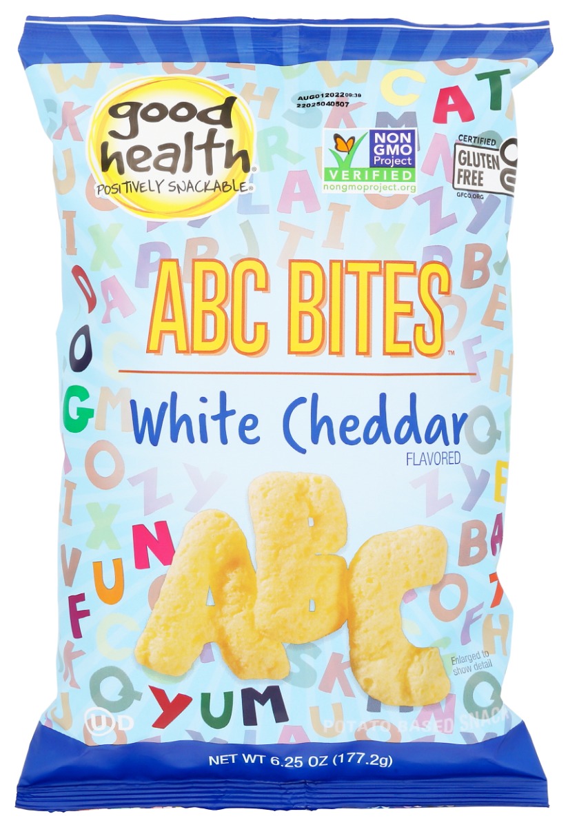 White Cheddar Flavored Abc Bites Potato Based Snack, White Cheddar