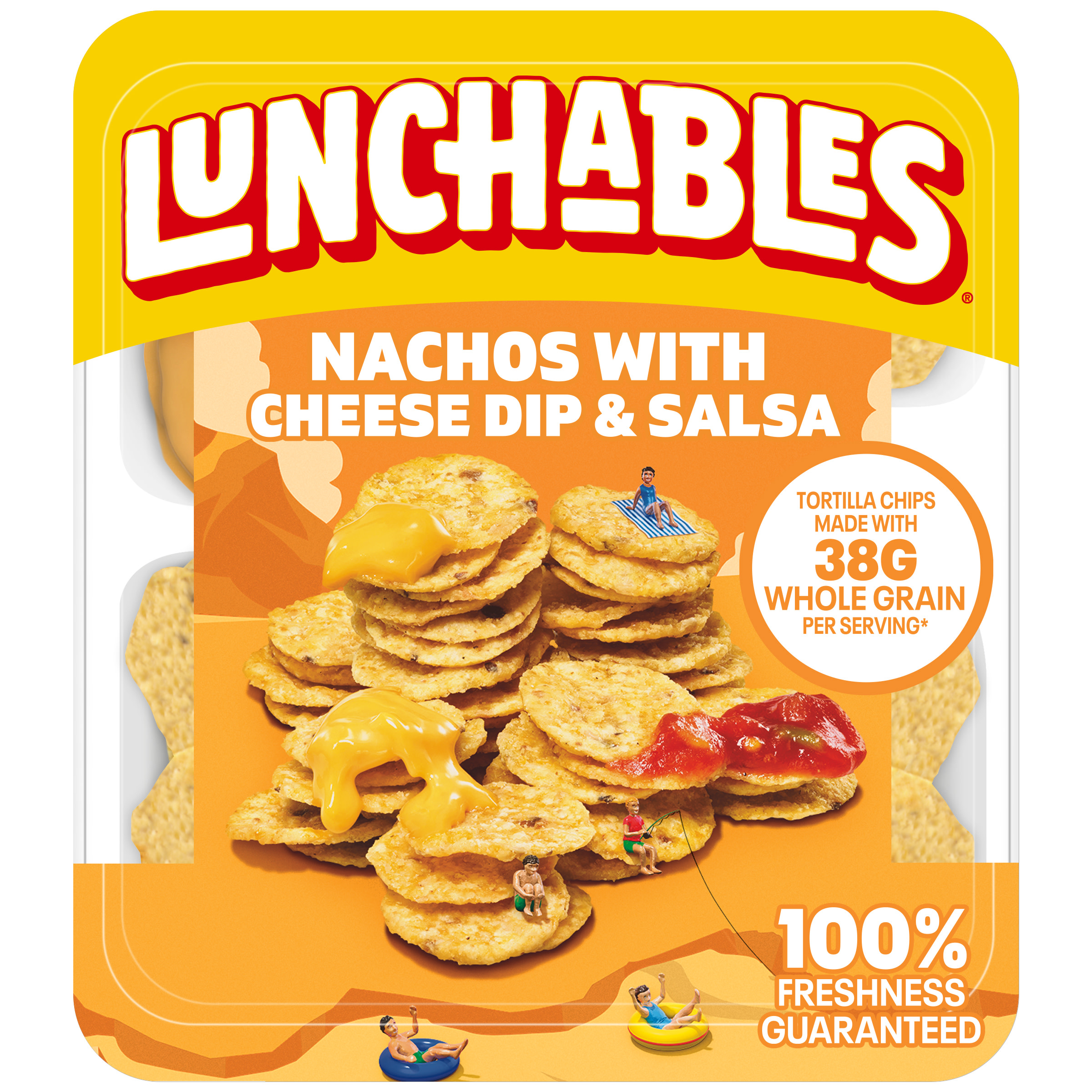 Photo of Lunchables Lunch Combinations Nacho Cheese Dip & Salsa 4.4 Oz. Tray