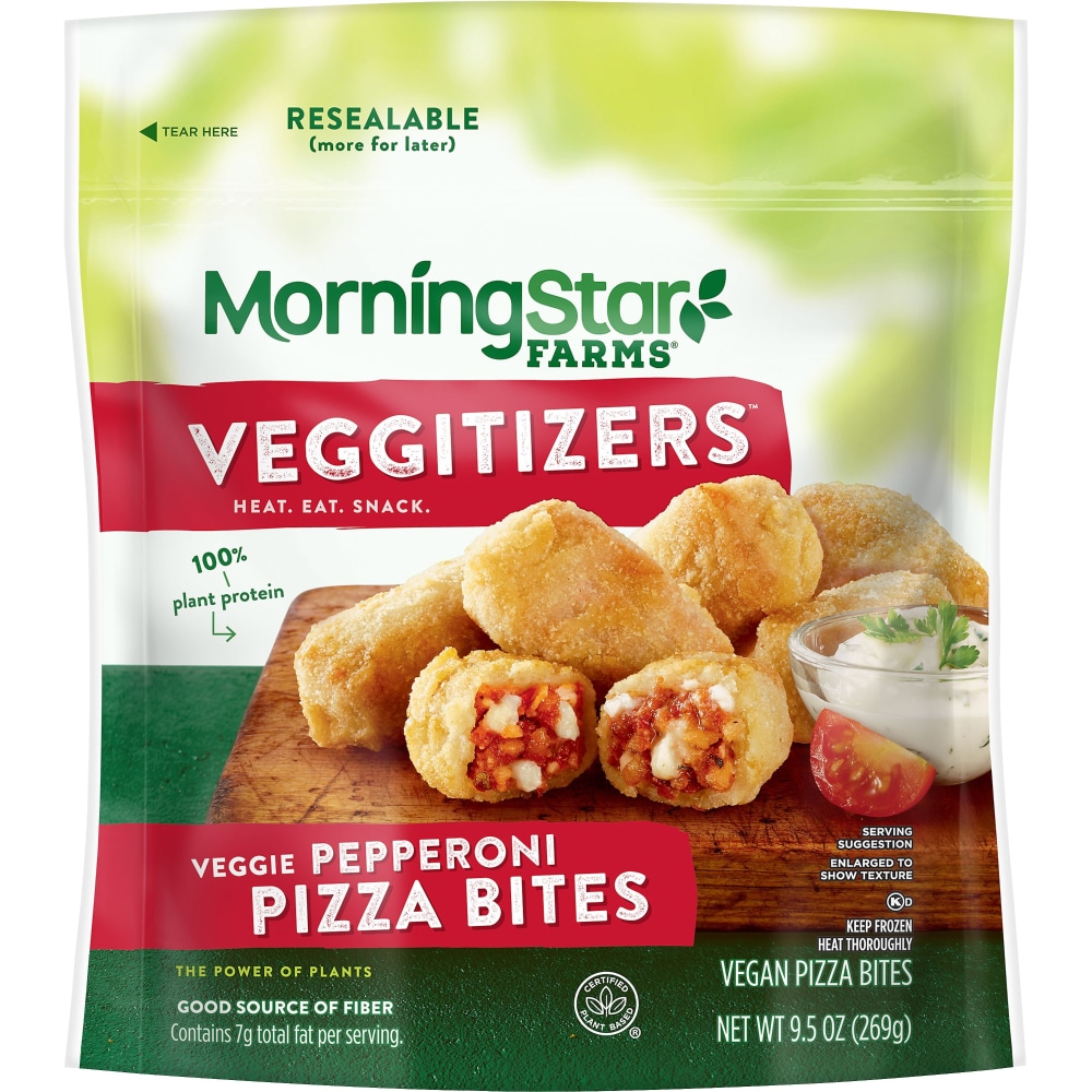 Veggie Pepperoni Vegan Pizza Bites, Yeggie Pepperoni