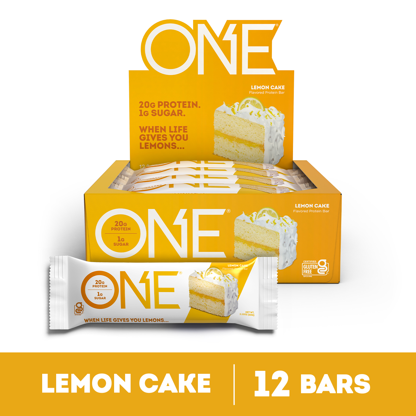 Lemon Cake Flavored Protein Bars, Lemon Cake