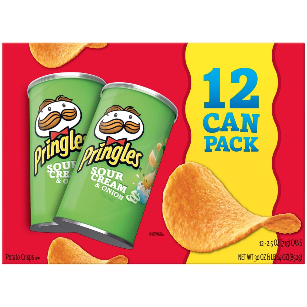 Sour Cream & Onion Flavored Potato Crisps, Sour Cream & Onion