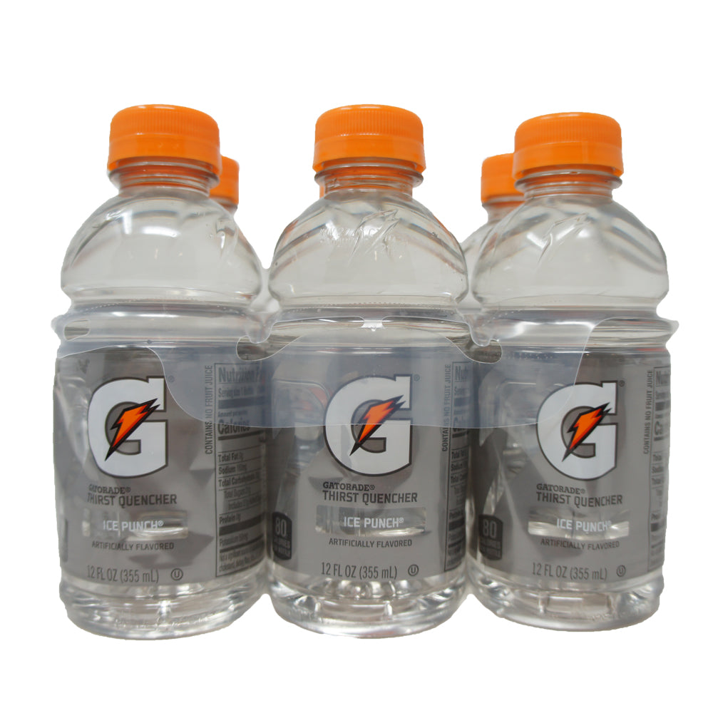 Gatorade Thirst Quencher Ice Punch (6 - 12 Fl Oz) 72 Fluid Ounce 6 Pack Plastic Bottles