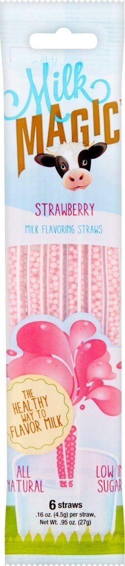 Straws, Strawberry, Milk