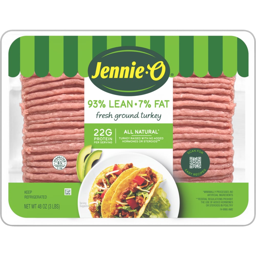 Photo of Jennie O All-Natural* 93% Lean/7% Fat Fresh Ground Turkey