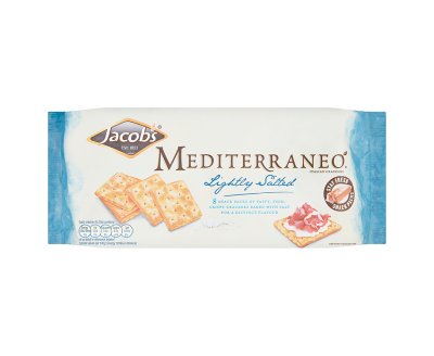 Jacob'S Mediterraneo Bread Crackers Salted