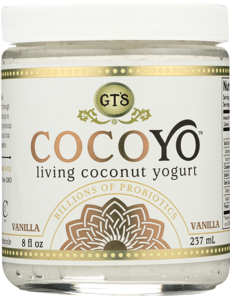 Photo of GT's G Ts Coconut Yogurt, Living, Vanilla 8 Oz