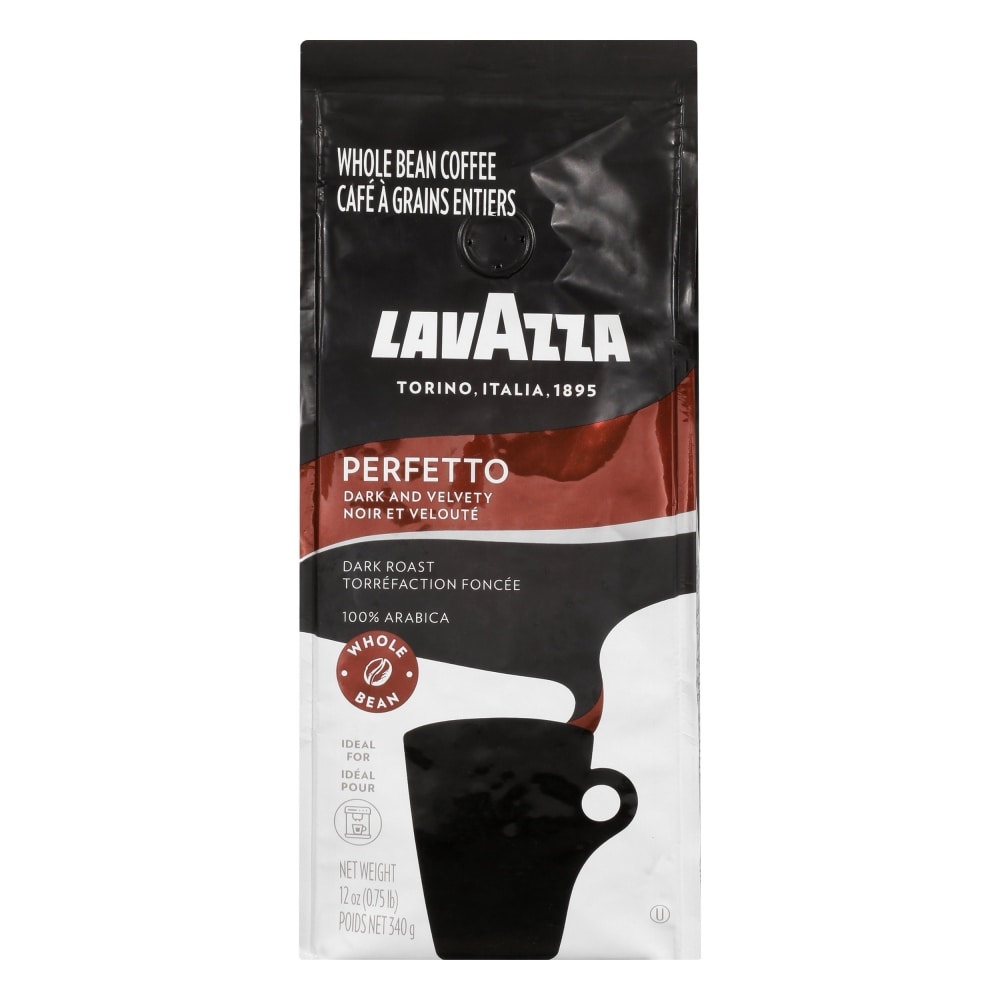 Photo of Lavazza Perfetto Whole Bean Coffee Blend Dark Roast 12oz