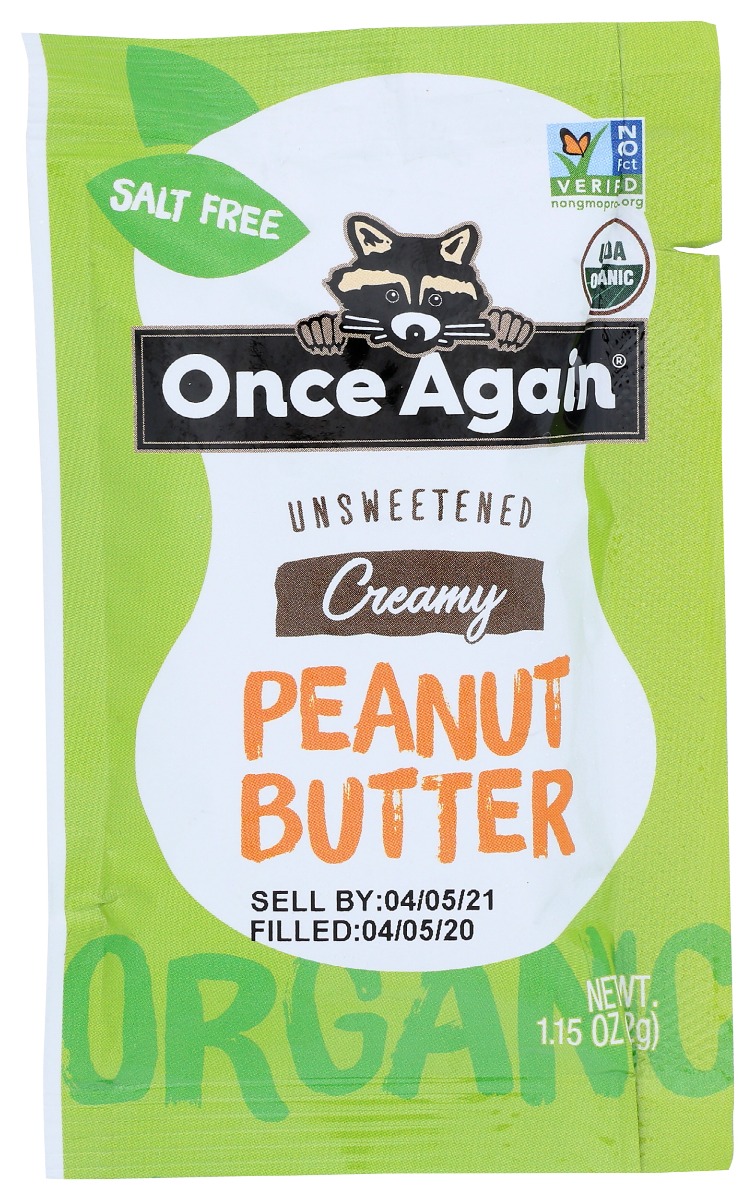 Creamy Unsweetened Salt Free Peanut Butter, Creamy Unsweetened