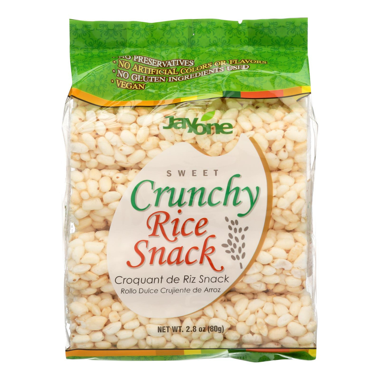 Sweet Crunchy Rice Snack