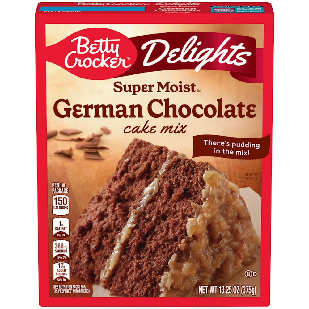 Photo of Betty Crocker Delights Super Moist German Chocolate Cake Mix