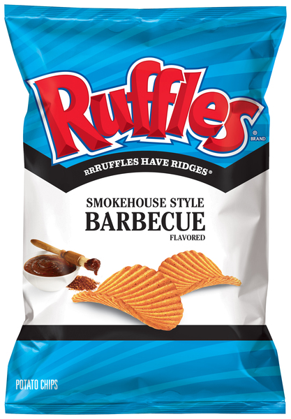 Barbecue Flavored Smokehouse Style Potato Chips, Barbecue