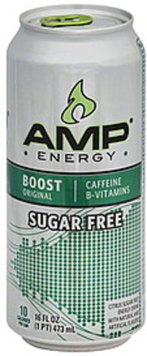 Amp Energy Boost Original Citrus Sugar Free 16 Fluid Ounce Can — UPC ...