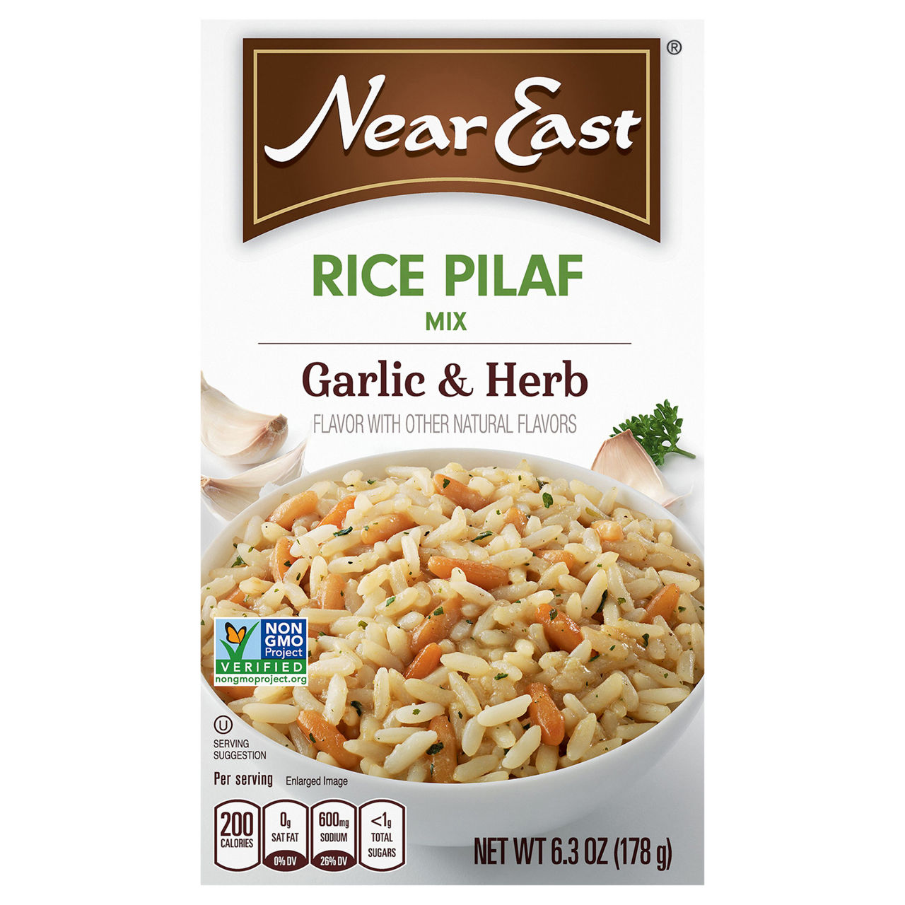 Photo of Near East Garlic & Herb Pilaf Mix Rice - 6.3oz