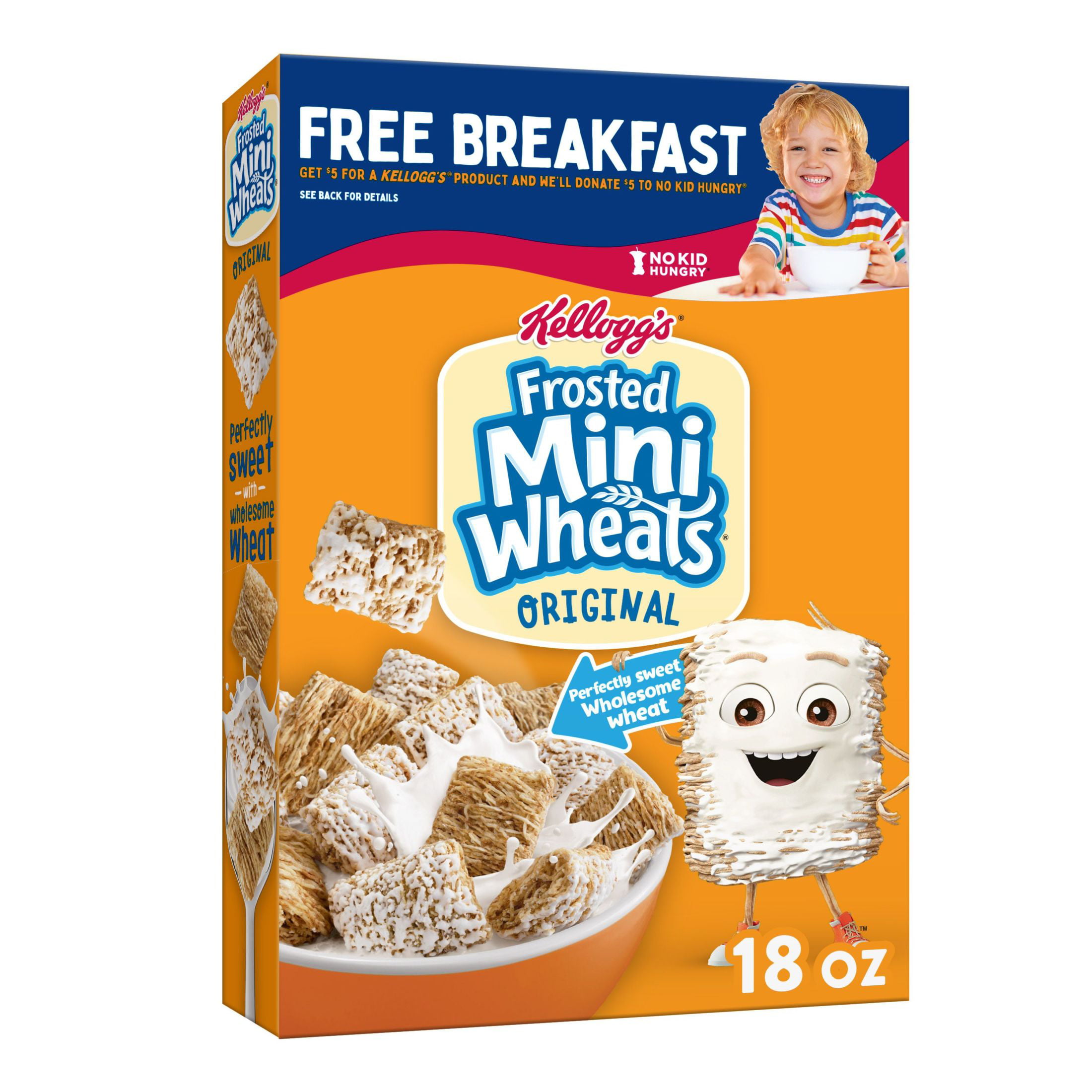 Photo of Kellogg's Frosted Mini Wheats Cereal, Whole Grain, Original