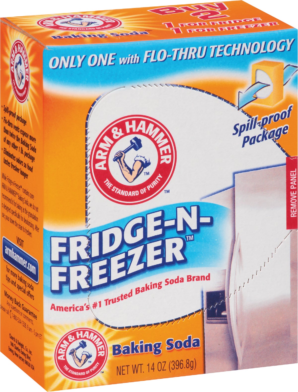Photo of Arm & Hammer Baking Soda Fridge/Freezer Pack, 16 Oz