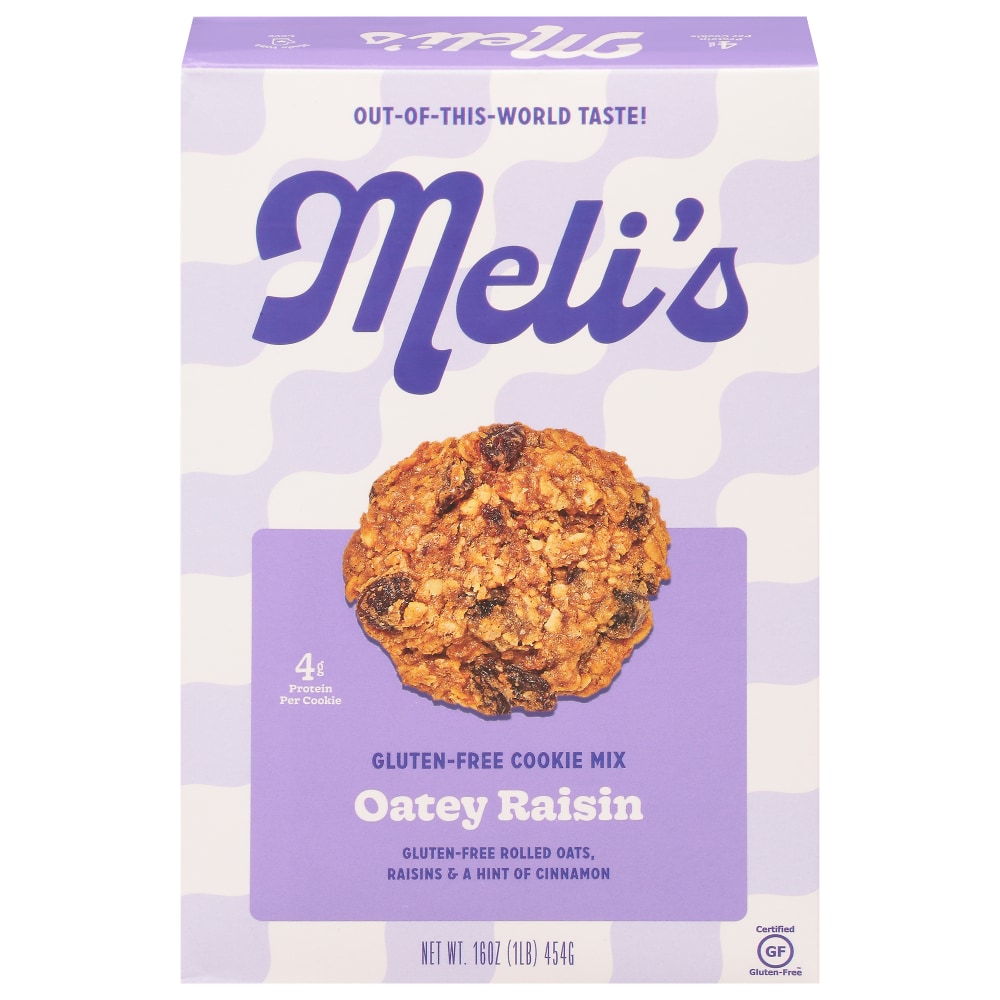 Photo of Meli's Monster Cookies Oatey Raisin Flavor Cookie Mix, Certified Gluten-free, 16 Oz