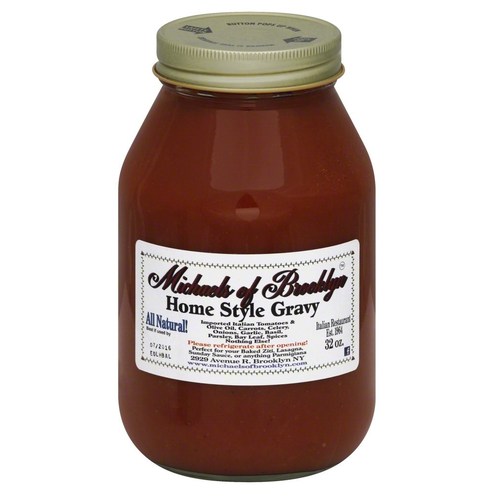 Photo of Michael's of Brooklyn Home Style Gravy Sauce 32 Oz Jar - 6ct Case