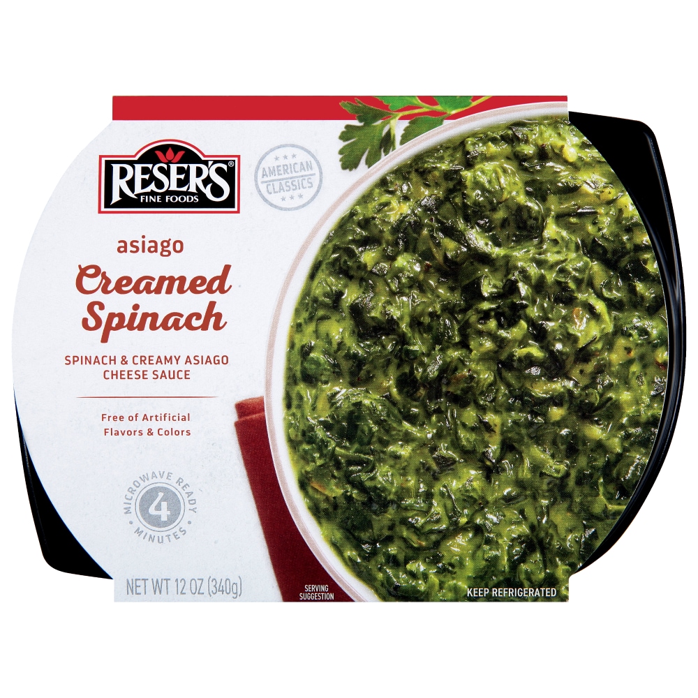 Asiago Creamed Spinach, Asiago