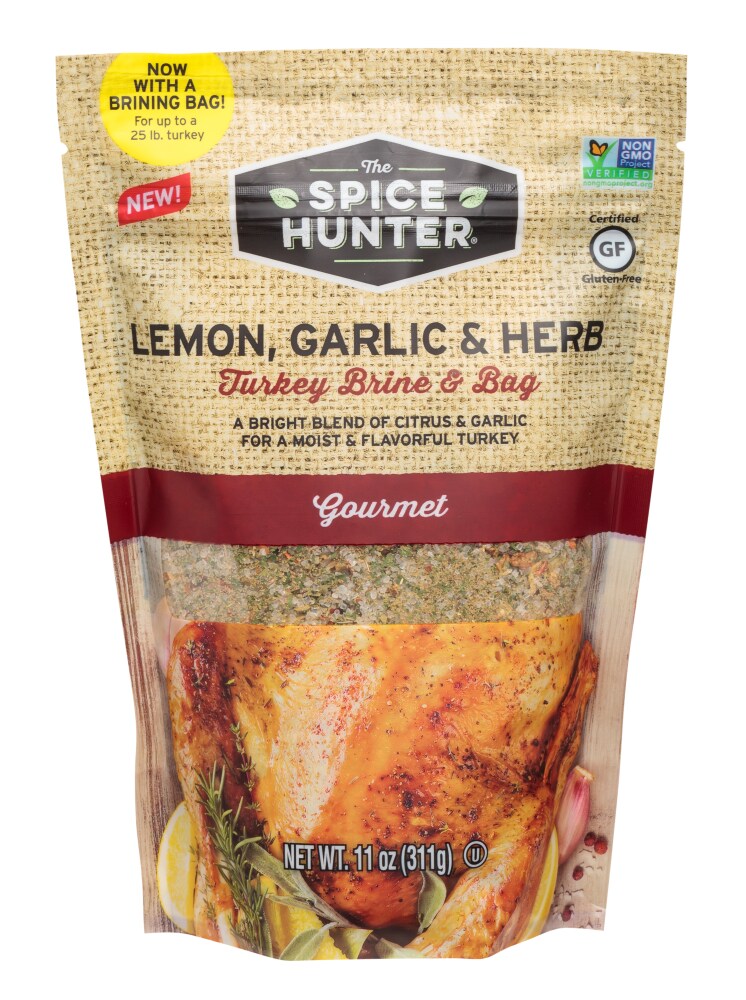 Lemon, Garlic & Herb Gourmet Turkey Brine & Bag, Lemon, Garlic & Herb