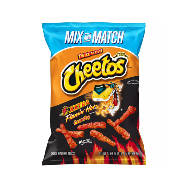 Xxtra Flamin' Hot Crunchy Cheese Flavored Snacks, Xxtra Flamin' Hot