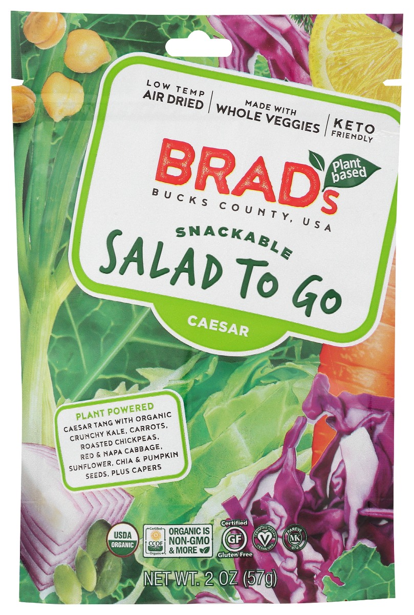 Photo of Brad's Raw Plant Based - Salad To Go Caesar - Case Of 12-2 OZ