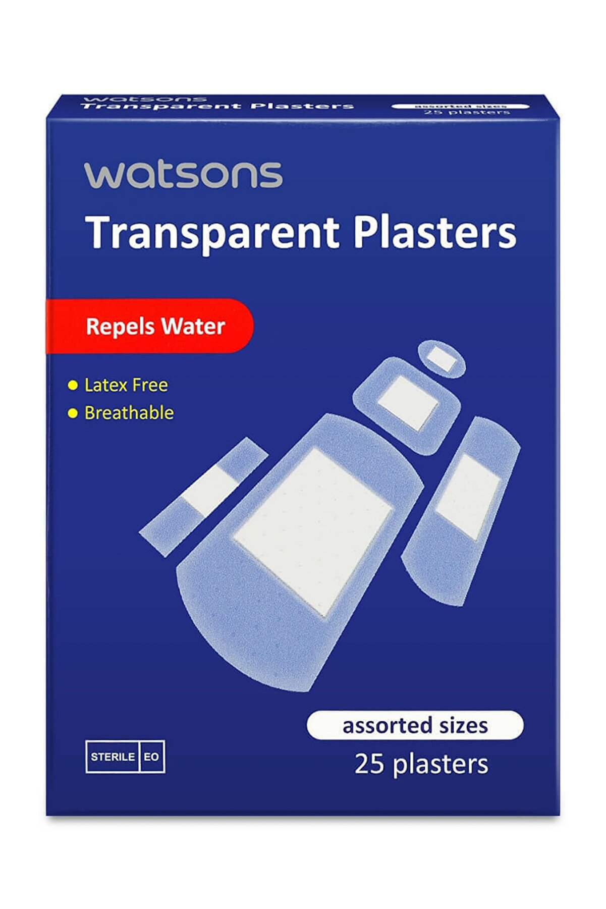 Watsons Transparent Assorted Plasters 25 Adet