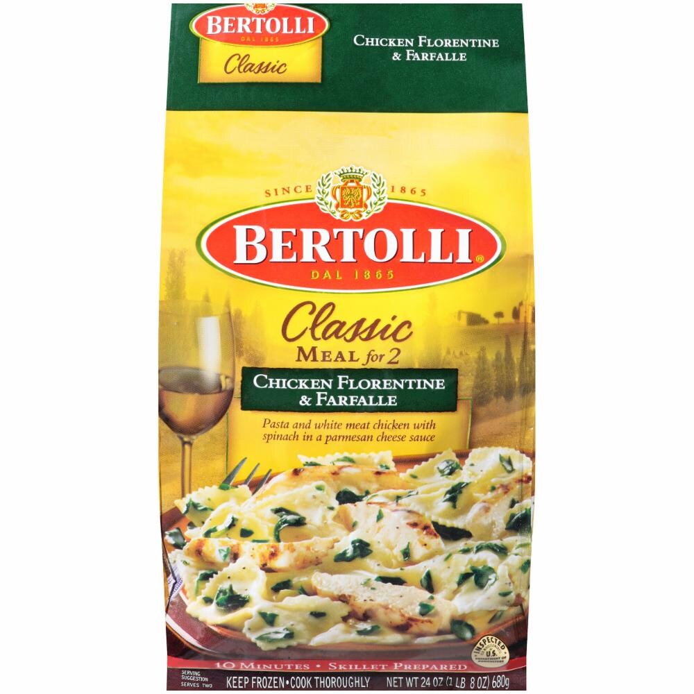 Bertolli, Classic Meal for 2, Chicken Florentine & Farfalle