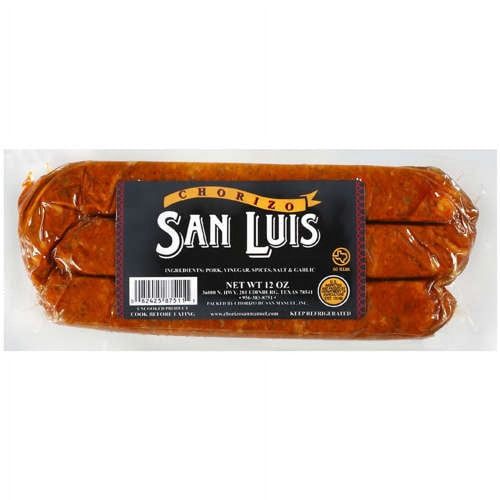 Photo of San Luis All Natural Chorizo 12 Oz
