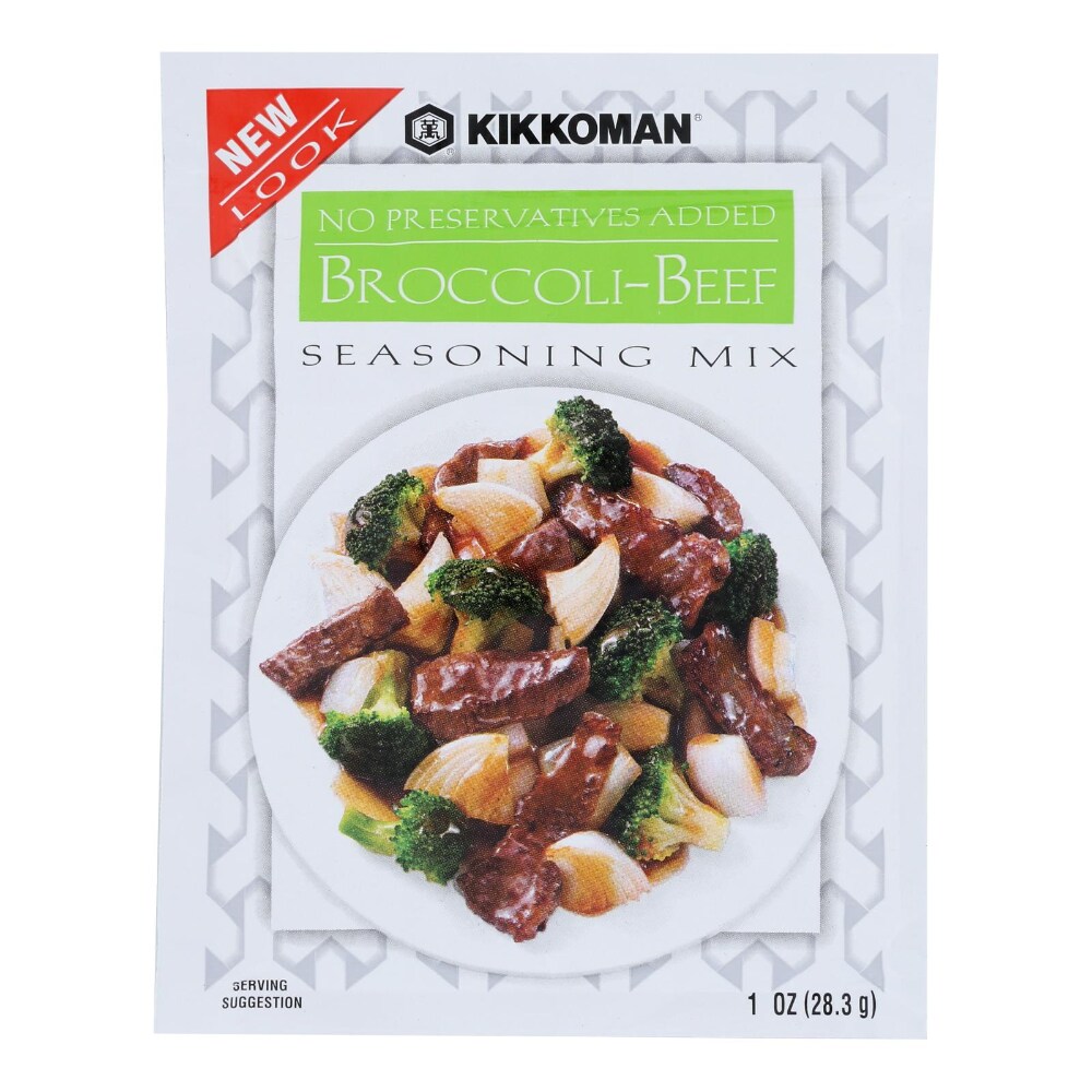 Photo of Kikkoman Seasoning Mix Broccoli Beef - Case Of 12 - 1 Oz