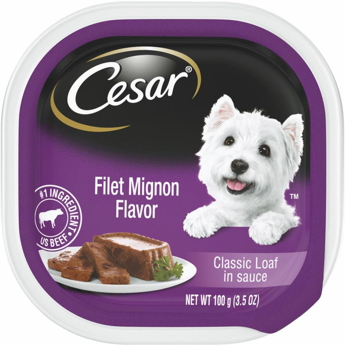 Cesar Canine Cuisine Filet Mignon Flavor Classic Loaf In Sauce