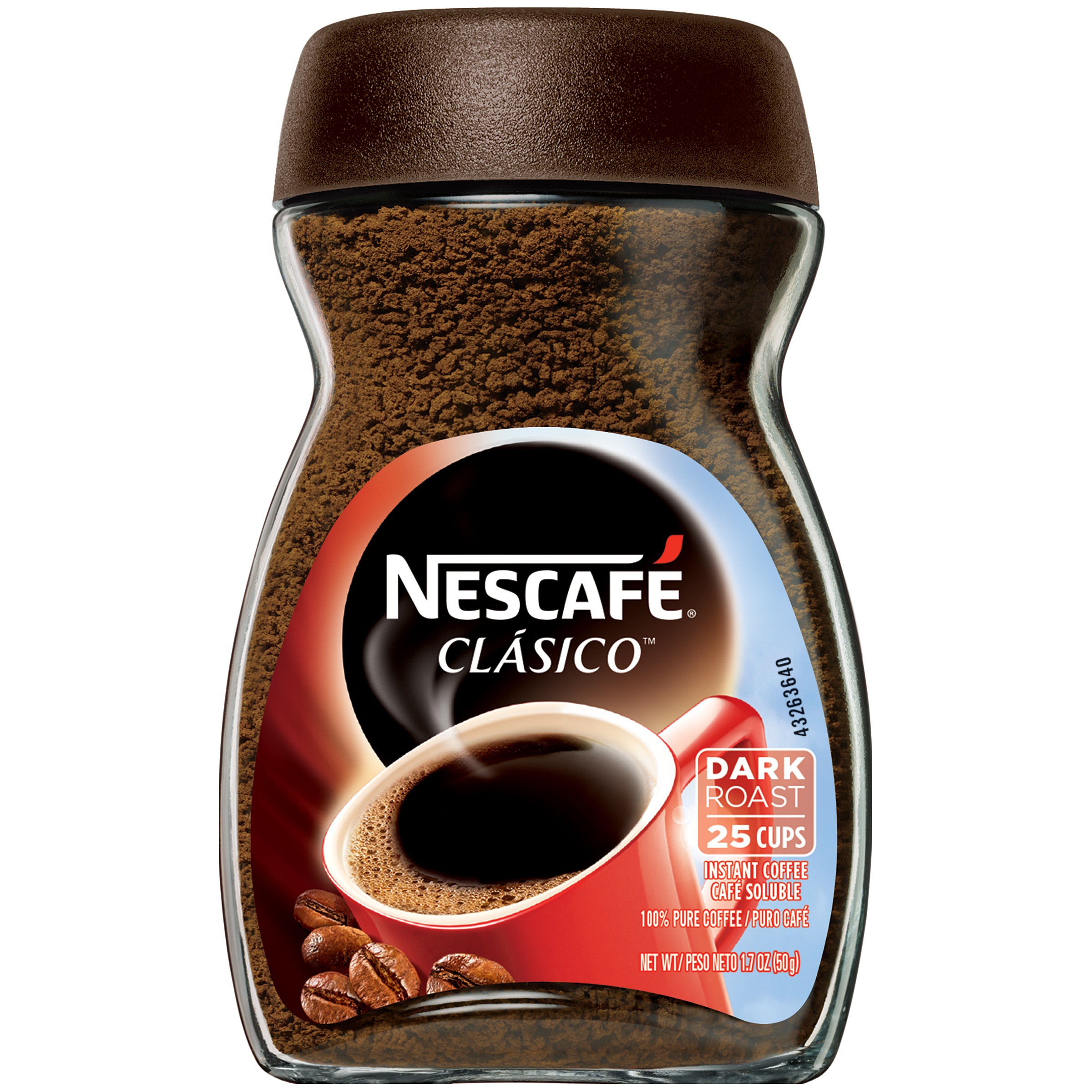 Photo of Nescafe Instant Dark Roast Rich & Bold Flavor Coffee 1.7 Oz