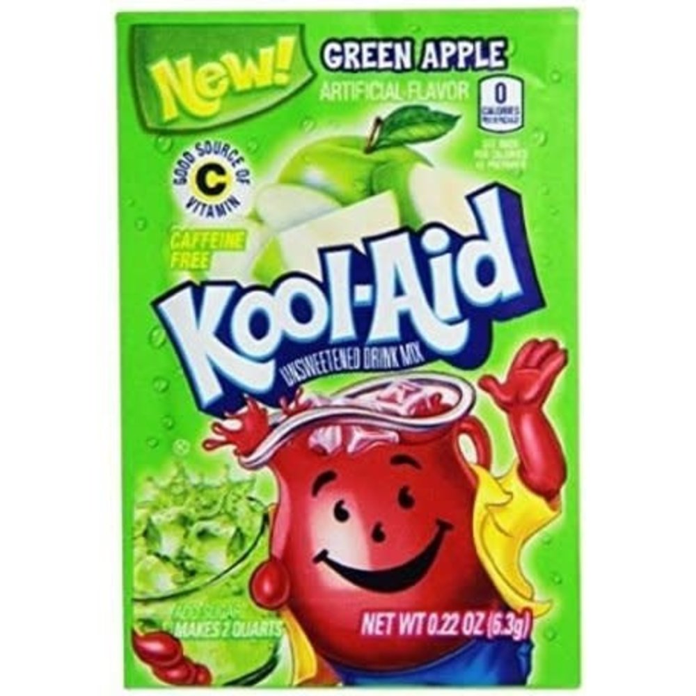Kool-Aid, Drink Mix, Green Apple, Green Apple