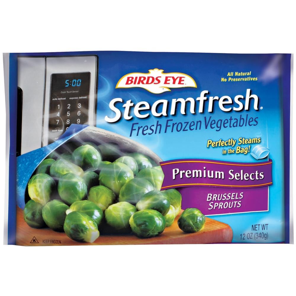 Birds Eye, Steamfresh, Premium Selects Fresh Frozen Vegetables, Brussels Sprouts