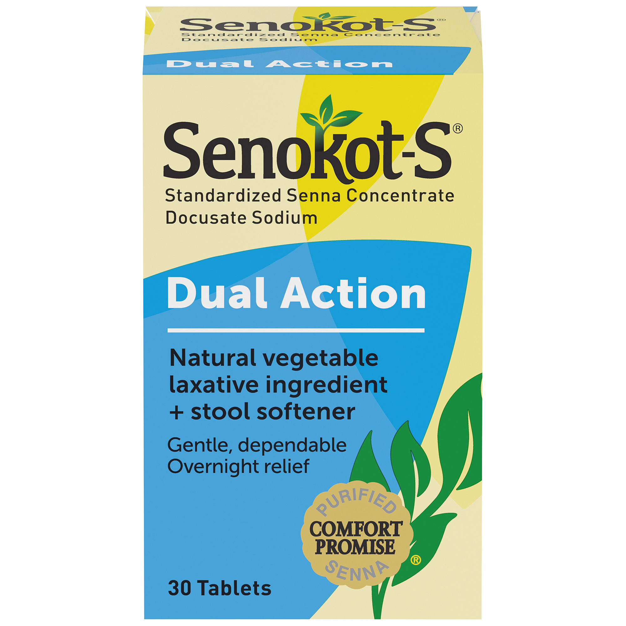 Senokot - S Dual Action - 30 Tablets