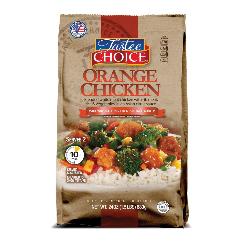 Orange Chicken Breaded White Meat Chicken with Rib Meat