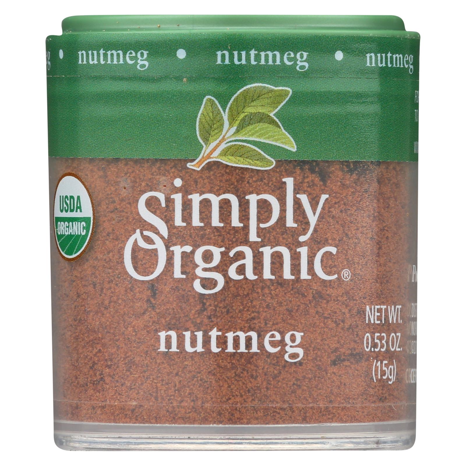 Photo of Simply Organic Nutmeg - Ground - .53 Oz - Case Of 6