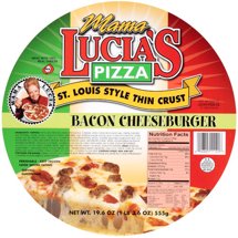 Thin Crust Bacon Cheeseburger Pizza, Bacon Cheeseburger
